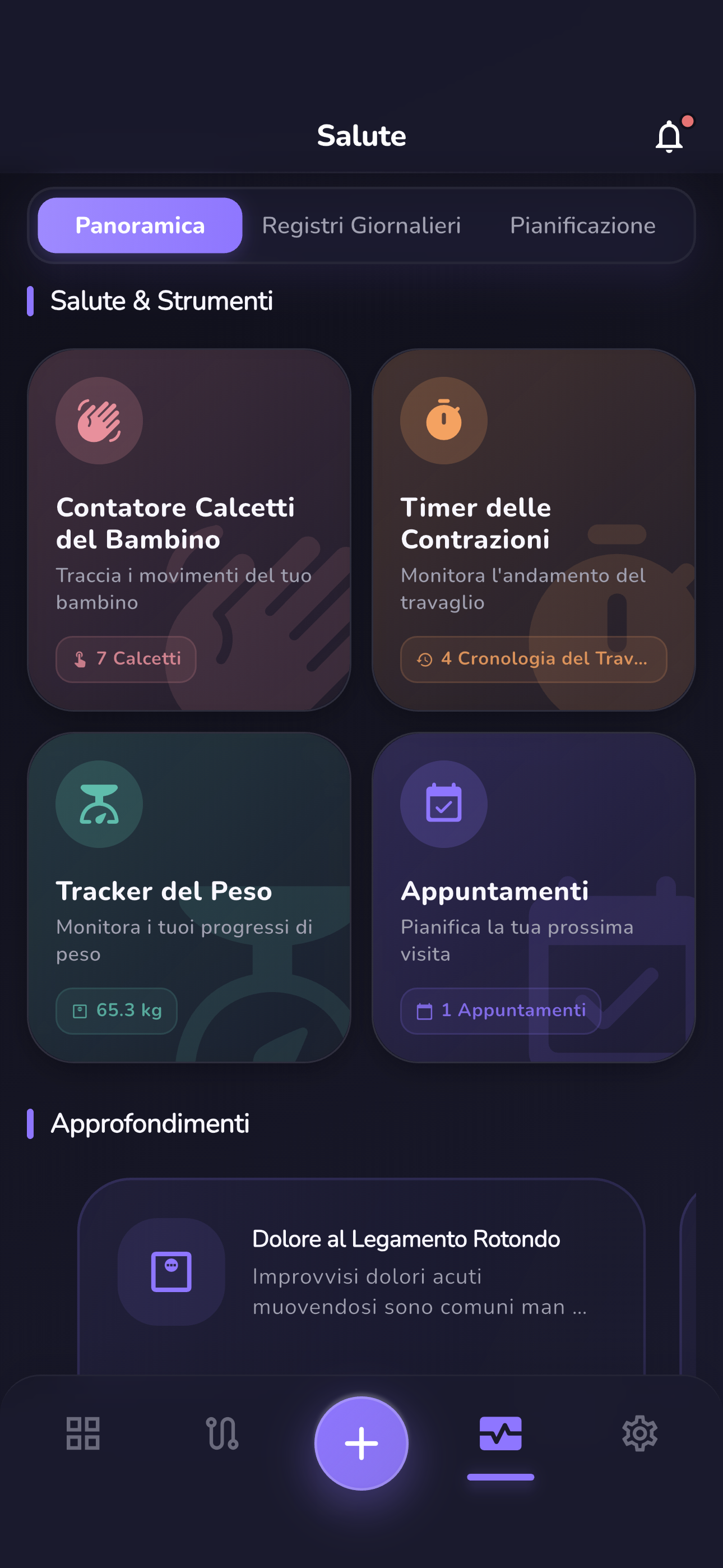 Segui la Crescita del Bambino