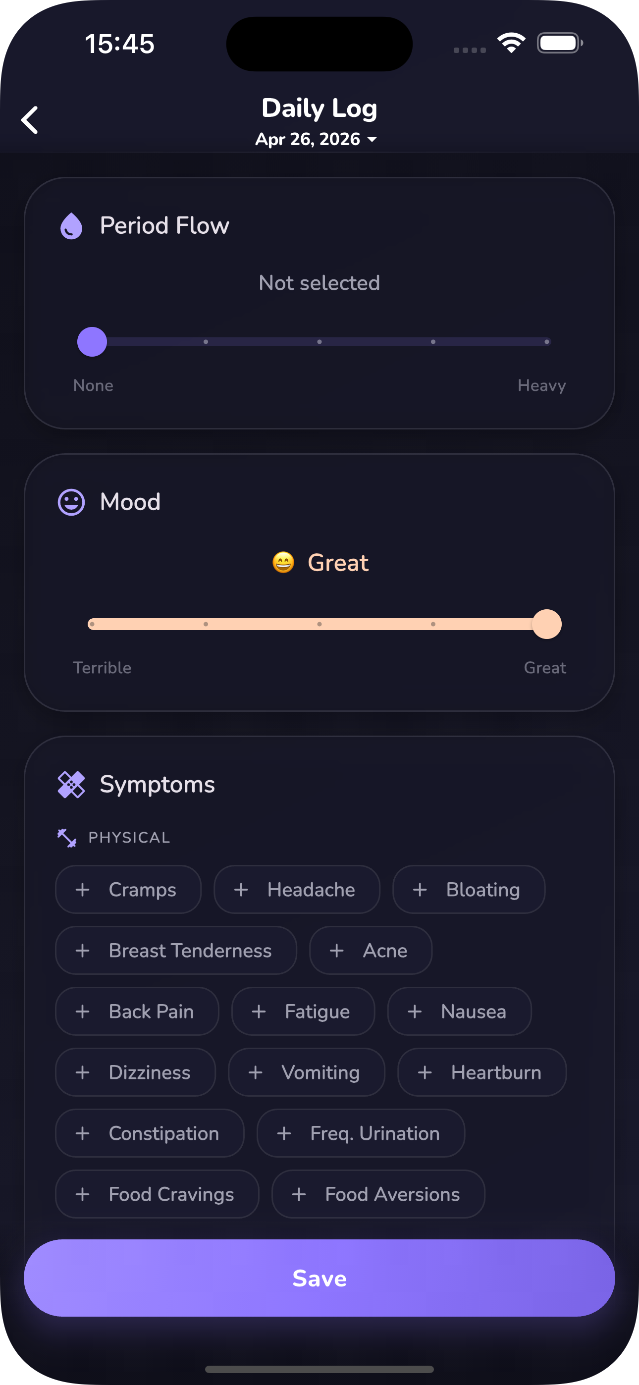 Daily Log