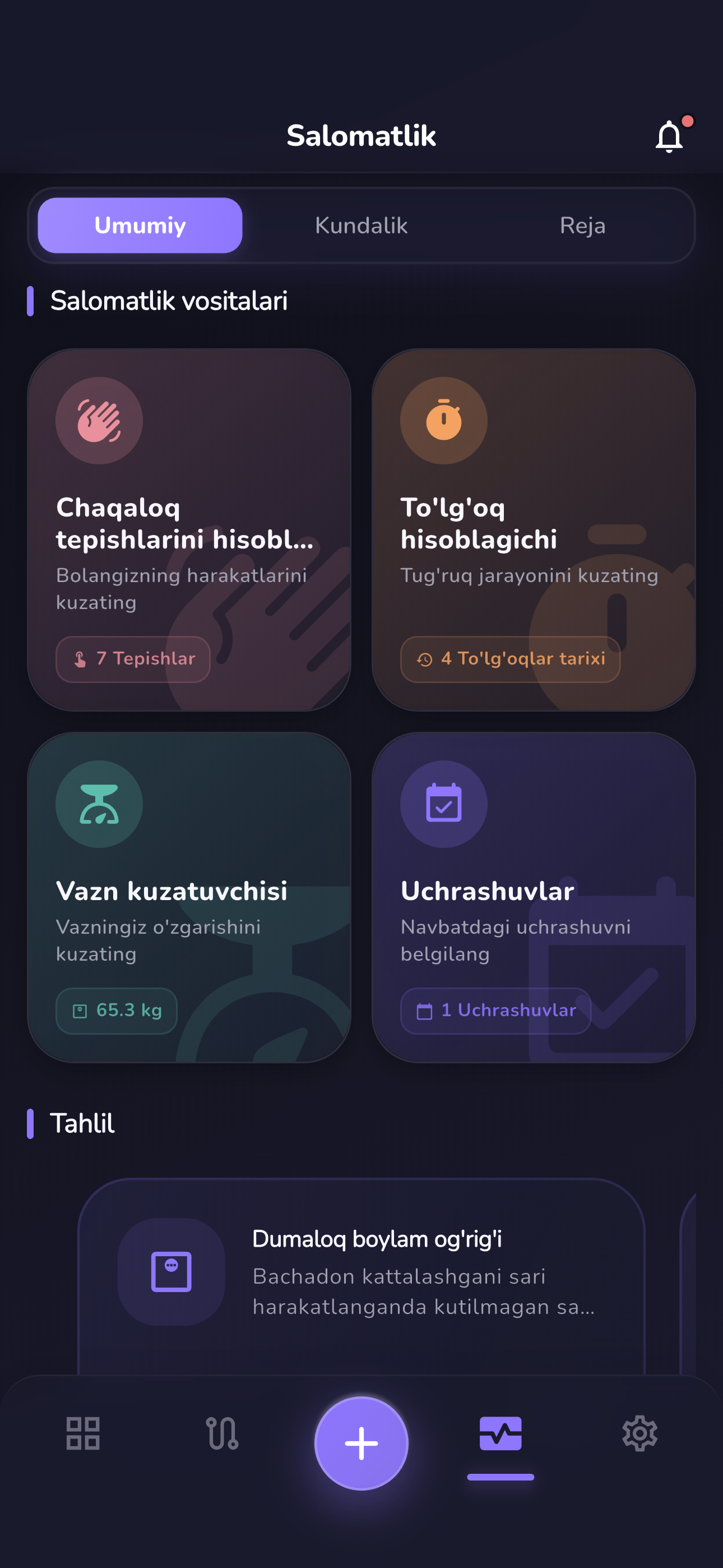 Chaqalog'ingiz o'sishini kuzating